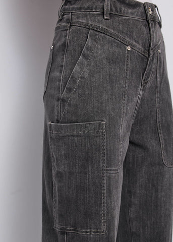 Jeans da donna cropped in cotone used - art. 521BD26010 - Gaudi Autunno Inverno 2025/26 Donna
