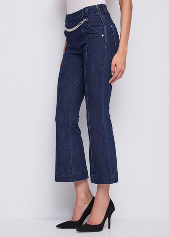 Jeans da donna cropped con catena - art.  521BD26013 - Gaudi Autunno Inverno 2025/26 Donna