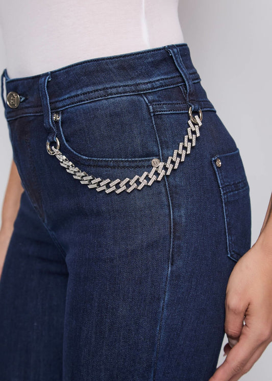 Jeans da donna in misto cotone con catena - art.  521BD26014 - Gaudi Autunno Inverno 2025/26 Donna