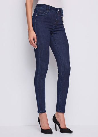 Jeans da donna in misto cotone con catena - art.  521BD26014 - Gaudi Autunno Inverno 2025/26 Donna