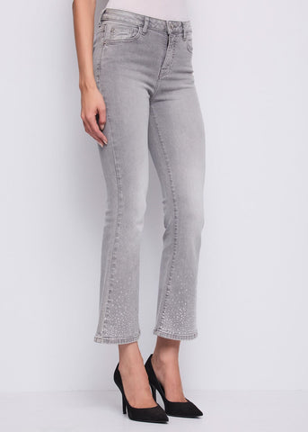 Jeans da donna cropped in cotone used - art.  521BD26023 - Gaudi Autunno Inverno 2025/26 Donna