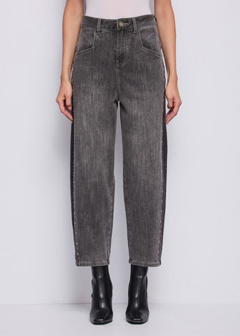 Jeans da donna a vita alta in cotone used - art.  521BD26029 - Gaudi Autunno Inverno 2025/26 Donna