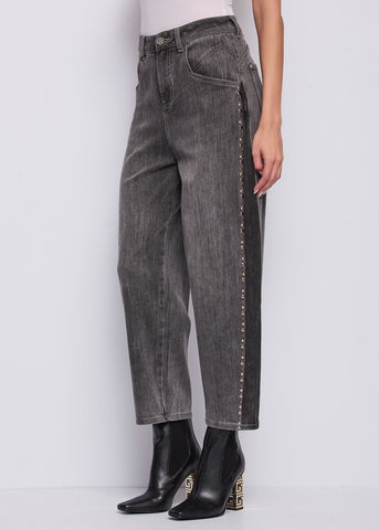 Jeans da donna a vita alta in cotone used - art.  521BD26029 - Gaudi Autunno Inverno 2025/26 Donna