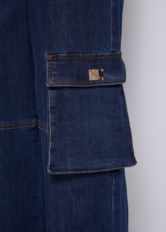 Jeans da donna wide leg con tasche cargo - art.  521BD26033 - Gaudi Autunno Inverno 2025/26 Donna