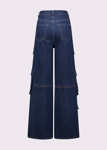 Jeans da donna wide leg con tasche cargo - art.  521BD26033 - Gaudi Autunno Inverno 2025/26 Donna