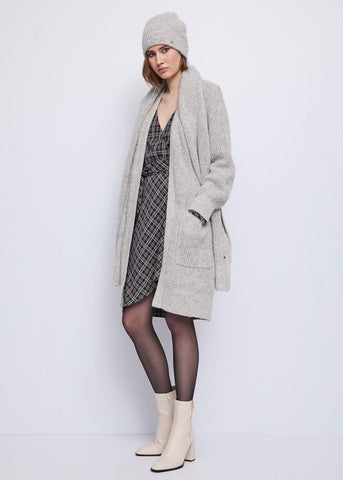 Cappotto da donna in filato lurex con cintura - art. 521BD33001 - Gaudi Autunno Inverno 2025/26 Donna