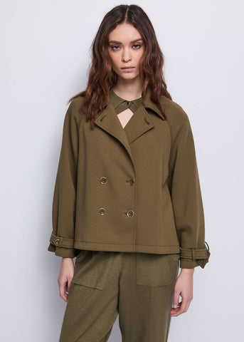 Caban da donna doppiopetto in cotone - art. 521BD34002 - Gaudi Autunno Inverno 2025/26 Donna
