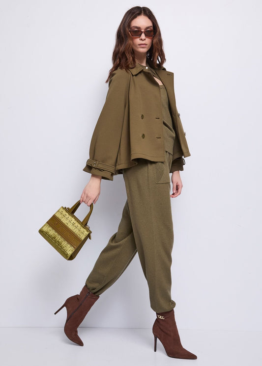 Caban da donna doppiopetto in cotone - art. 521BD34002 - Gaudi Autunno Inverno 2025/26 Donna