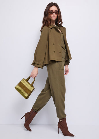 Caban da donna doppiopetto in cotone - art. 521BD34002 - Gaudi Autunno Inverno 2025/26 Donna