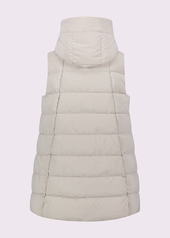 Gilet da donna con cappuccio e coulisse a catena - art. 521BD35008 - Gaudi Autunno Inverno 2025/26 Donna