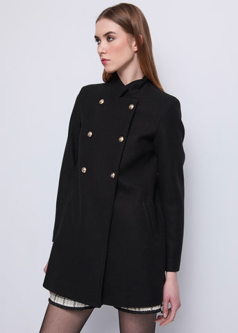 Cappotto da donna doppiopetto con bottoni dorati - art. 521BD35018 - Gaudi Autunno Inverno 2025/26 Donna