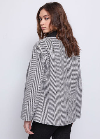 Giacca da donna jacquard con bottoni dorati - art. 521BD35028 - Gaudi Autunno Inverno 2025/26 Donna