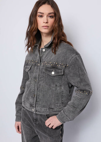 Giacca da donna in denim di cotone used - art. 521BD36003 - Gaudi Autunno Inverno 2025/26 Donna