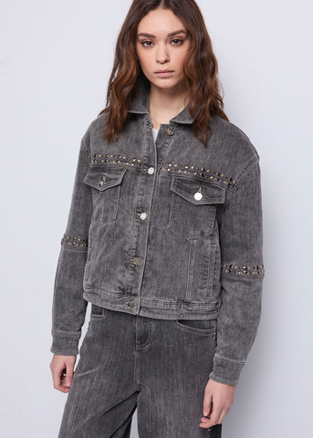 Giacca da donna in denim di cotone used - art. 521BD36003 - Gaudi Autunno Inverno 2025/26 Donna