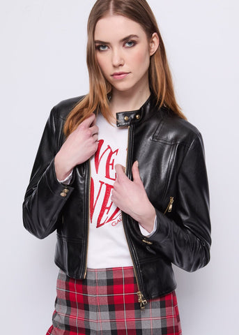 Giacca biker da donna con zip - art. 521BD38001 - Gaudi Autunno Inverno 2025/26 Donna