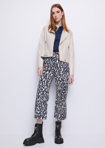 Giacca biker da donna con revers e zip - art. 521BD38002 - Gaudi Autunno Inverno 2025/26 Donna