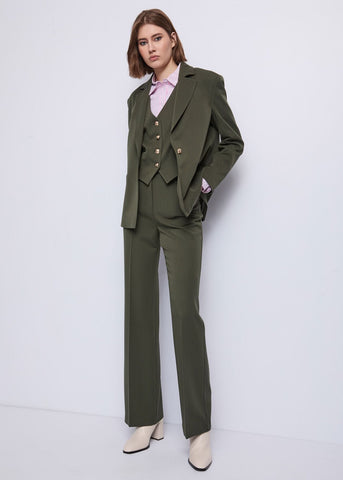 Camicia da donna con motivo a righe e strass - art. 521BD45002 - Gaudi Autunno Inverno 2025/26 Donna