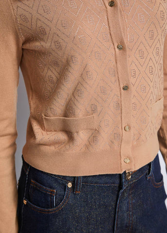 Cardigan da donna con bottoni dorati - art. 521BD53002 - Gaudi Autunno Inverno 2025/26 Donna