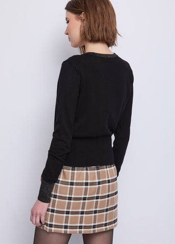 Cardigan da donna in filato lurex con bottoni - art. 521BD53013 - Gaudi Autunno Inverno 2025/26 Donna