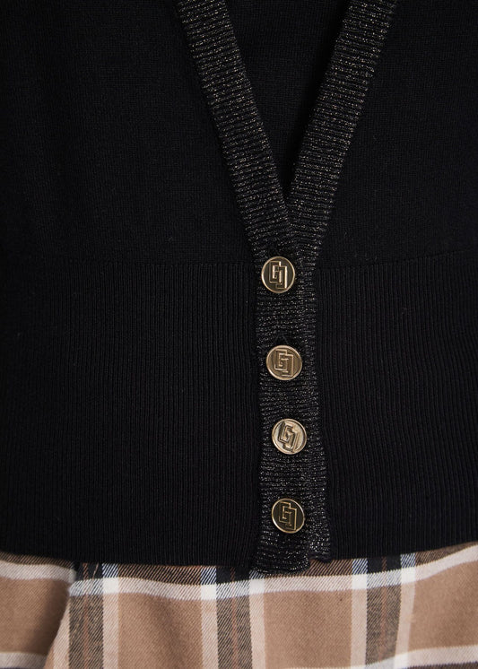 Cardigan da donna in filato lurex con bottoni - art. 521BD53013 - Gaudi Autunno Inverno 2025/26 Donna