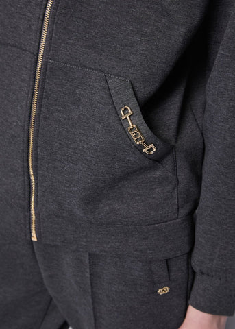 Felpa da donna con cappuccio e zip - art. 521BD64005 - Gaudi Autunno Inverno 2025/26 Donna