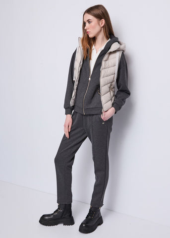 Felpa da donna con cappuccio e zip - art. 521BD64005 - Gaudi Autunno Inverno 2025/26 Donna