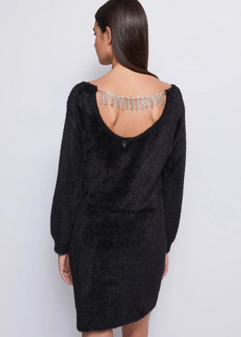 Vestido de punto con cadenas - art. 521DD13015 - Denny Rose Otoño Invierno 2025/26