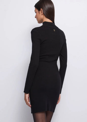 Mini abito nero in maglia - art. 521DD13006 - Denny Rose Autunno Inverno 2025/26