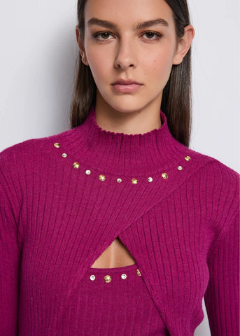 Composto cardigan + abito in maglia - art. 521DD13013 - Denny Rose Autunno Inverno 2025/26