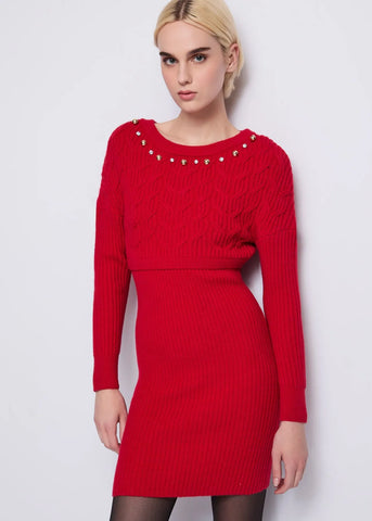 Vestido de punto - art. 521DD13014 - Denny Rose Otoño Invierno 2025/26 