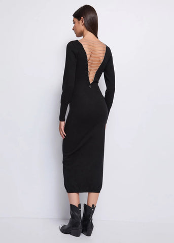 Vestido de punto con cadenas - art. 521DD13015 - Denny Rose Otoño Invierno 2025/26