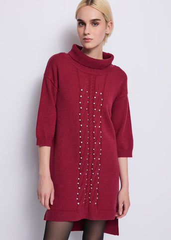Vestido de punto con cadenas - art. 521DD13015 - Denny Rose Otoño Invierno 2025/26