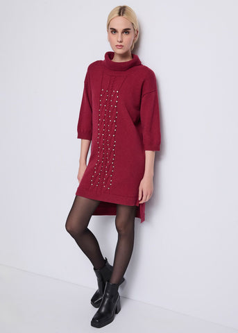 Vestido de punto con cadenas - art. 521DD13015 - Denny Rose Otoño Invierno 2025/26