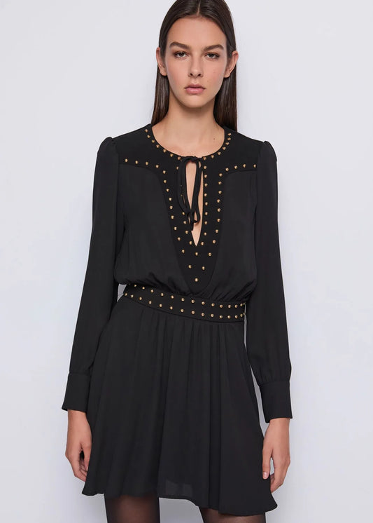 Vestido de punto con cadenas - art. 521DD13015 - Denny Rose Otoño Invierno 2025/26