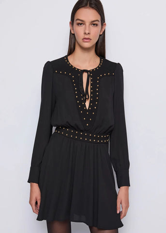 Vestido de punto con cadenas - art. 521DD13015 - Denny Rose Otoño Invierno 2025/26