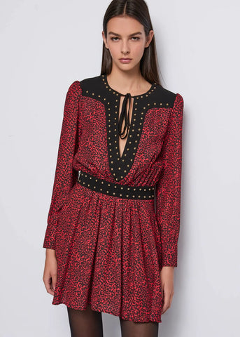 Vestido de punto con cadenas - art. 521DD13015 - Denny Rose Otoño Invierno 2025/26