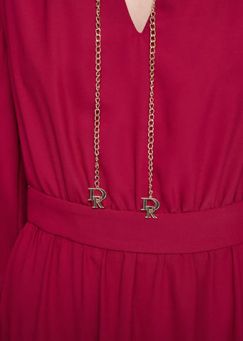 Vestido de punto con cadenas - art. 521DD13015 - Denny Rose Otoño Invierno 2025/26