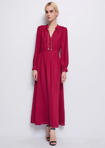 Vestido de punto con cadenas - art. 521DD13015 - Denny Rose Otoño Invierno 2025/26