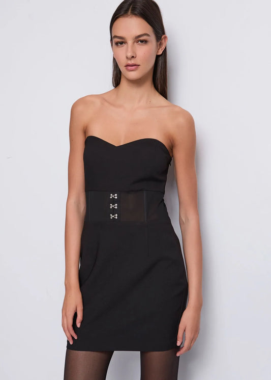 Vestido de punto con cadenas - art. 521DD13015 - Denny Rose Otoño Invierno 2025/26