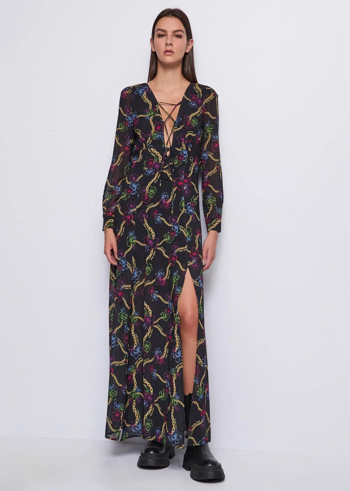Vestido largo - art. 521DD15024 - Denny Rose Otoño Invierno 2025/26