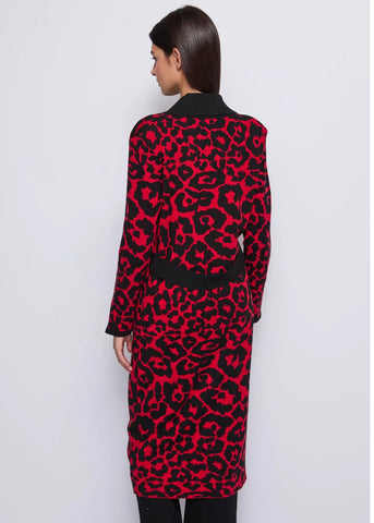 Cappotto in maglia maculato - art. 521DD33002 - Denny Rose Autunno Inverno 2025/26