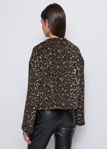 Caban monopetto maculato - art. 521DD35006 - Denny Rose Autunno Inverno 2025/26