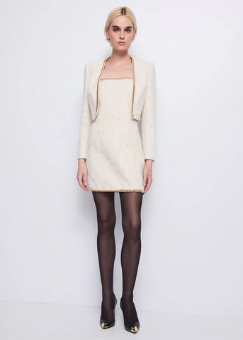 Giacca corta a manica lunga con catene - art. 521DD35016- Denny Rose Autunno Inverno 2025/26