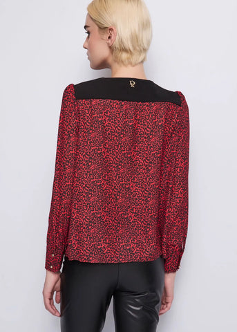 Blusa con stampa - art. 521DD45006 - Denny Rose Autunno Inverno 2025/26