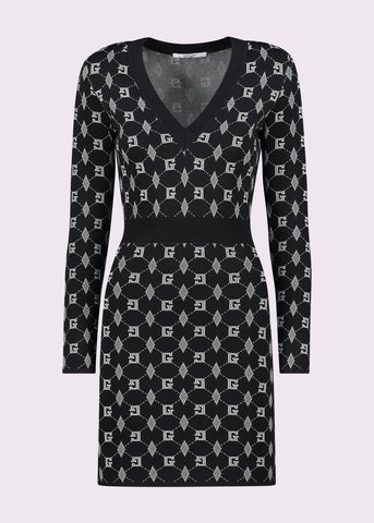 Abito da donna in maglia jacquard - art. 521FD13005 - Gaudi Autunno Inverno 2025/26 Donna