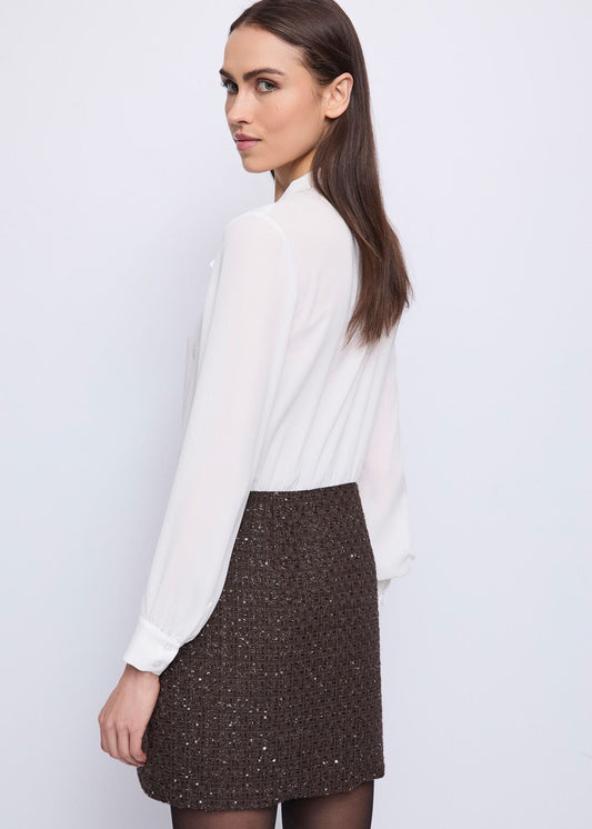 Abito da donna con collo a foulard - art. 521FD15006 - Gaudi Autunno Inverno 2025/26 Donna