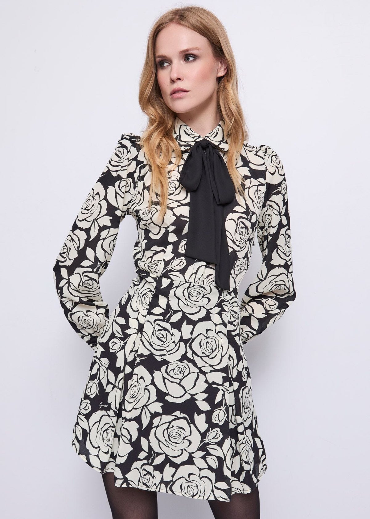 Abito da donna con stampa e foulard - art. 521FD15007 - Gaudi Autunno Inverno 2025/26 Donna