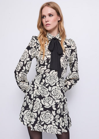 Abito da donna con stampa e foulard - art. 521FD15007 - Gaudi Autunno Inverno 2025/26 Donna