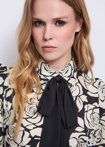 Abito da donna con stampa e foulard - art. 521FD15007 - Gaudi Autunno Inverno 2025/26 Donna