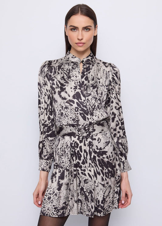 Abito da donna con stampa animalier - art. 521FD15017 - Gaudi Autunno Inverno 2025/26 Donna